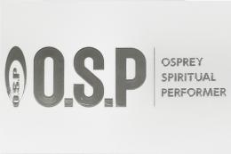 O.S.P 3Dステッカー　O.S.P (Silver)