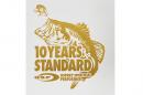 O.S.P 3Dステッカー　10 years standard (Gold)