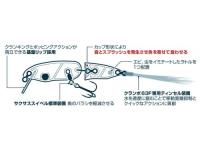 スティーズクランポ63F　マットブラっくわがた