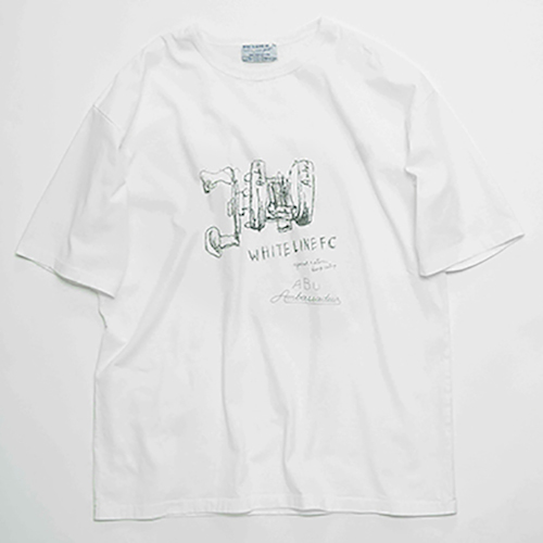 WLFC × ABU T-Shirt(アンバサダー)　WLFC-1202　Off White